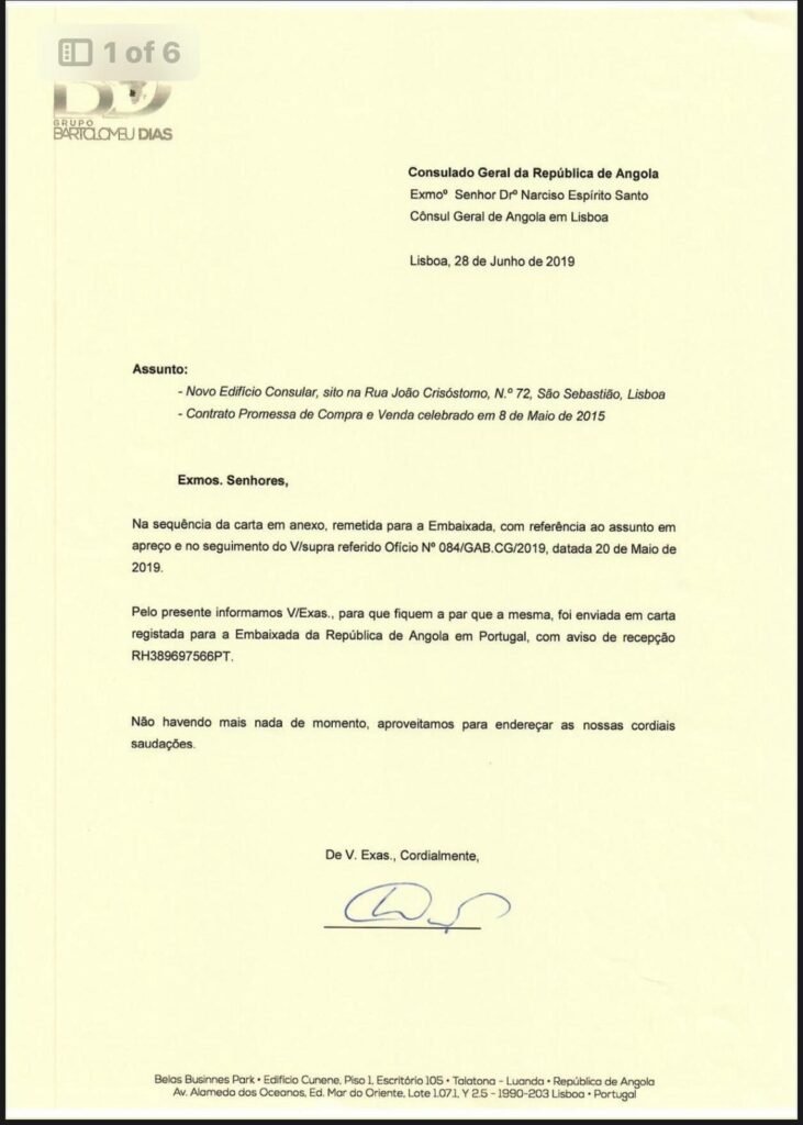 CARTA CORTESIA E NOTIFICAÇAO