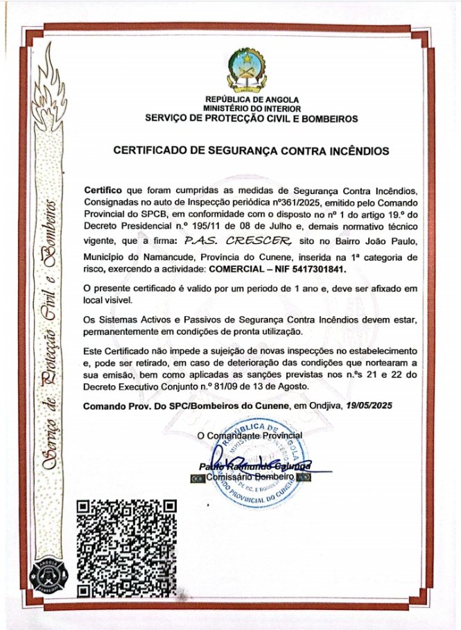 CERTIFICAÇÃO