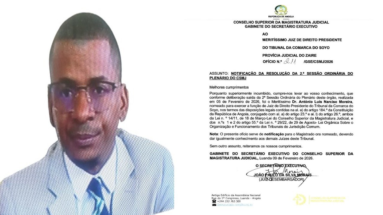 EXONERAÇÃO DO MANUEL VUNG PRINCIPALE